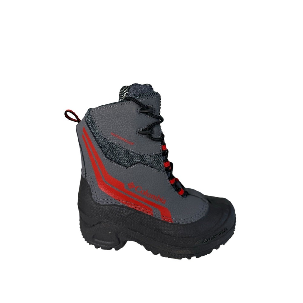 Columbia Bugaboot Plus IV Omni-Heat Snow Boots Kids' Gray Size 1Y No Box